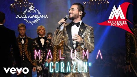 maluma dolce gabbana corazon|Maluma .